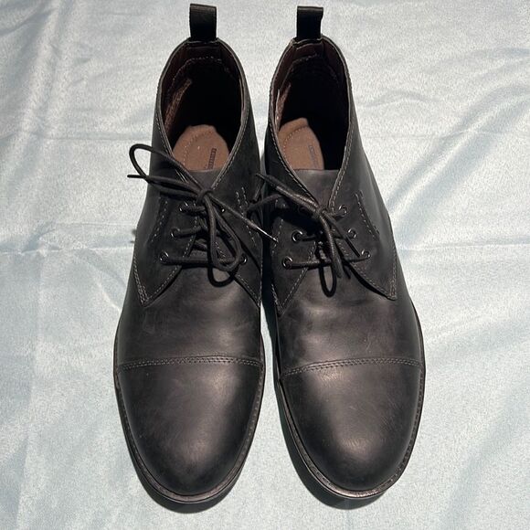 Clarks Hinman Mid Top‎ Leather Chukka Boots 12 A6 main image 8